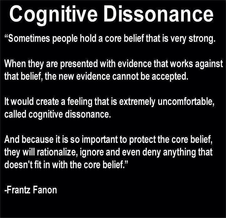 cognitive dissonance and religion